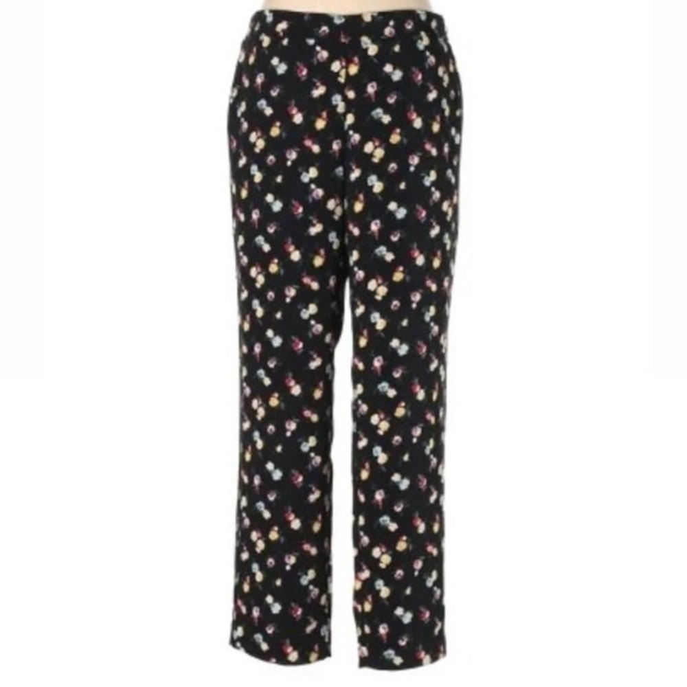 Ann Taylor Women's Floral Casual Pants Size XXL Ditsy Floral Plus Size